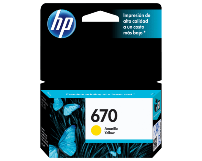 hp 670 amarillo