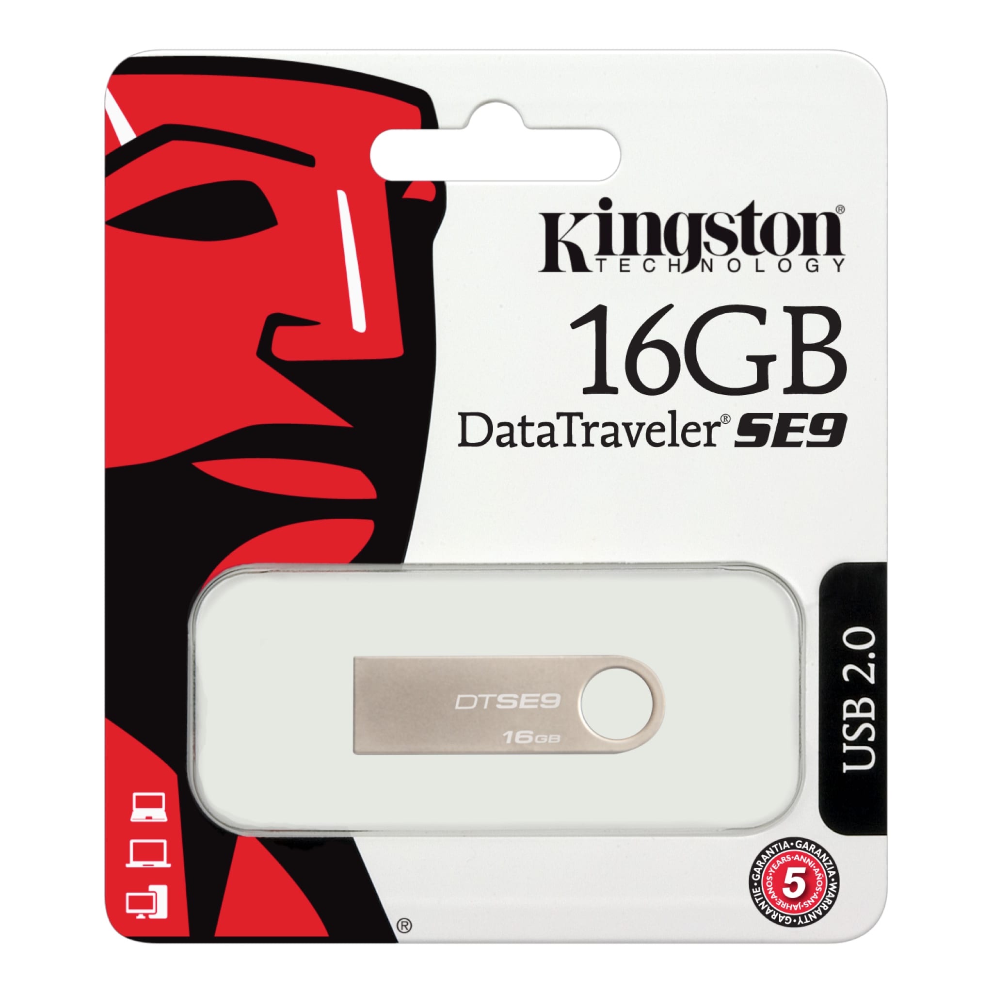 Inactivo Oxidado Sinceramente Memorias Usb KINGSTON 16GB DataTraveler SE9 - Globatec SRL