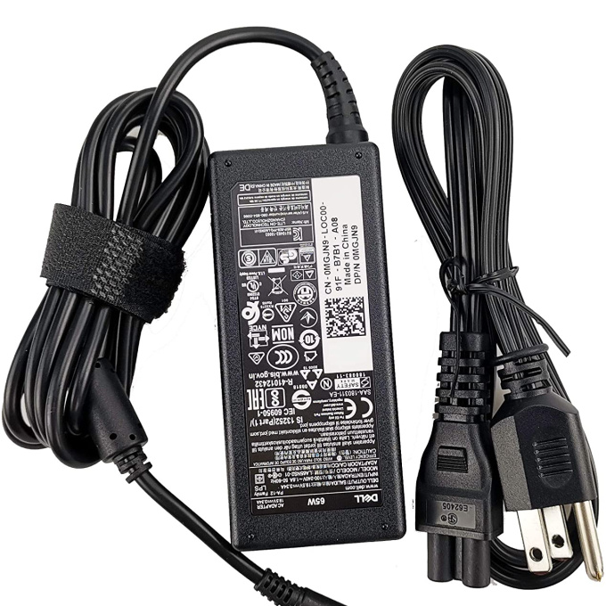 Fuente cargador para Laptops Dell 65 Watts pin Fino