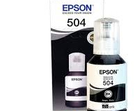 Botella de Tinta Epson 504 NEGRO T504120-AL