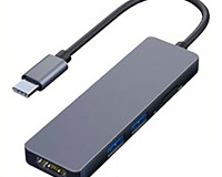 Adaptador 5 en 1 UNNO Tipo C HB1104SV