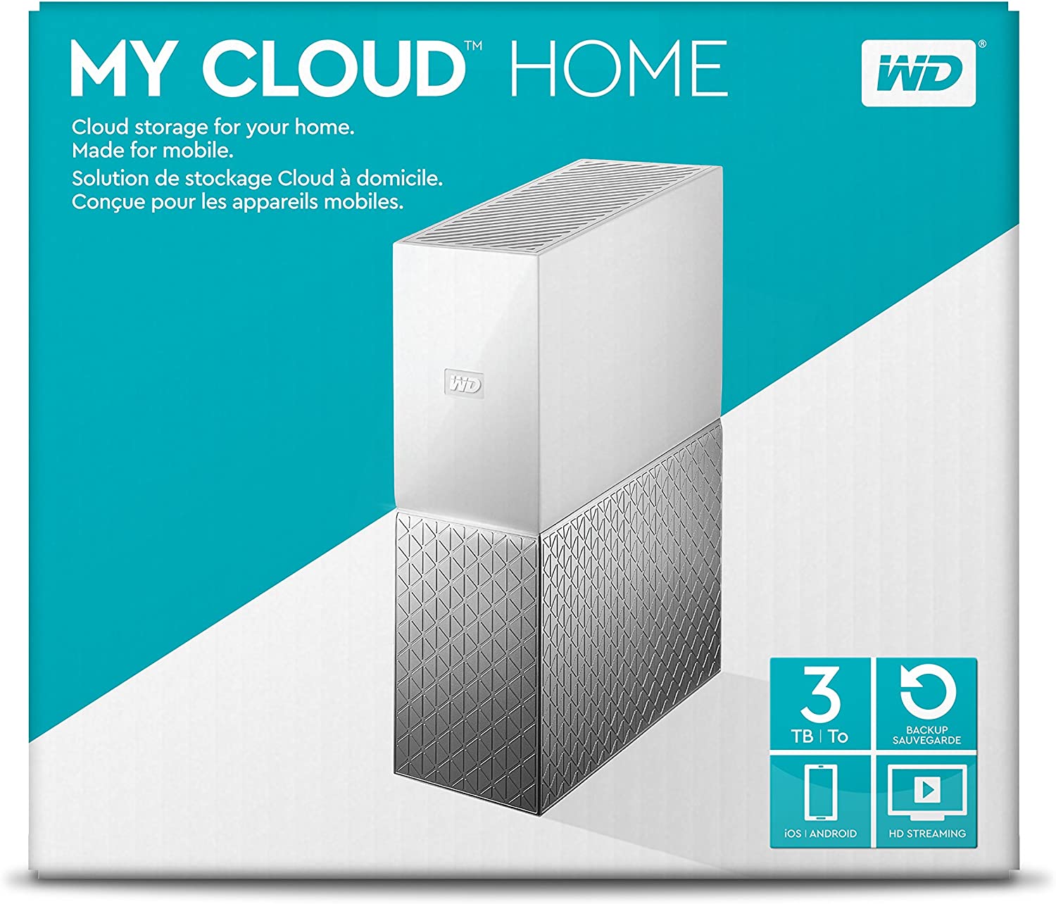 Disco Duro de Red SAS en la nube personal My Cloud, Blanco - Globatec SRL