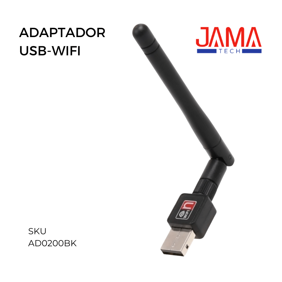 Adaptador USB Inalámbrico Con Antena - Globatec SRL