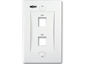 TAPA WALL FACE PLATE NEXXT 2 SALIDA BLANCA TRM2BDJ27